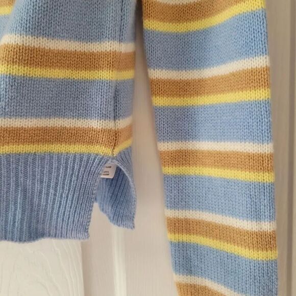 Chinti and Parker Jalisco Striped Wool & Cashmere Blend Sweater XS - Picture 6 of 8